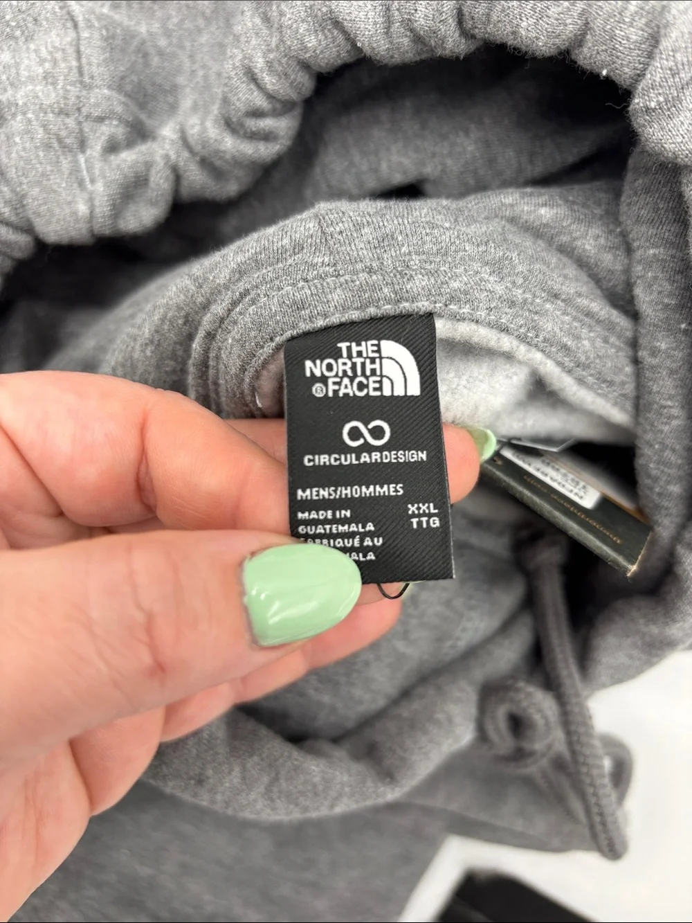 The North Face Evolution Cloud Graphic Hoodie in Mid Grey Heather